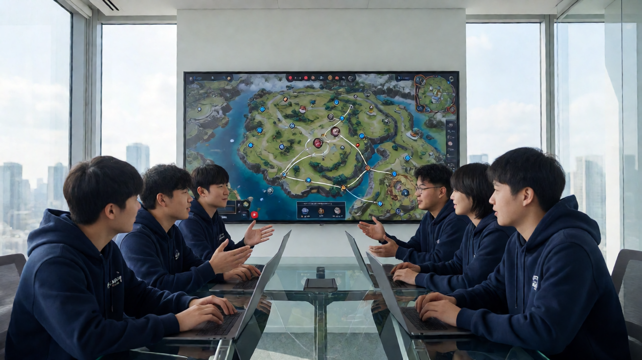 战术竞技类电竞项目，选手在广阔地图上展开生存对抗